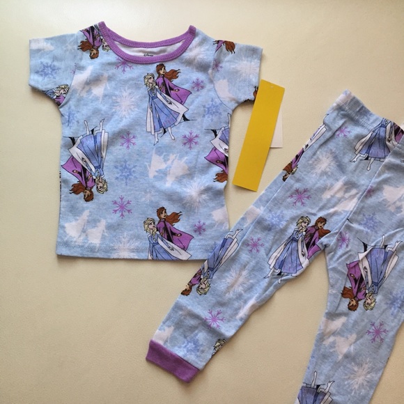 Disney Frozen Elsa Anna Cute Pajama set - Picture 4 of 7
